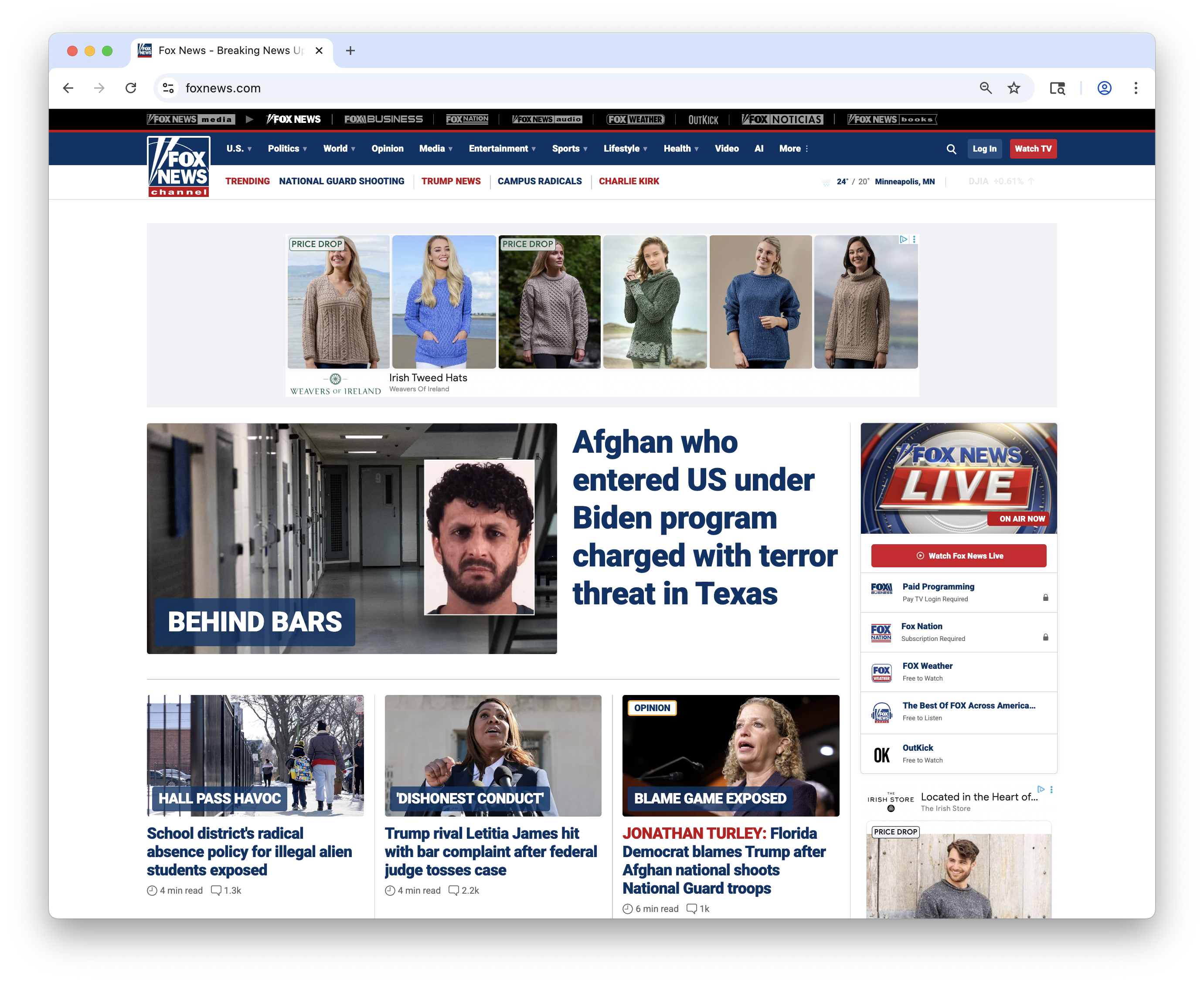 FoxNews Web site