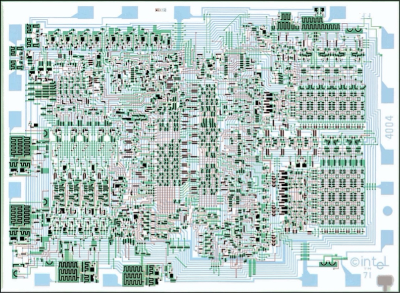 Intel 4044 circuitry