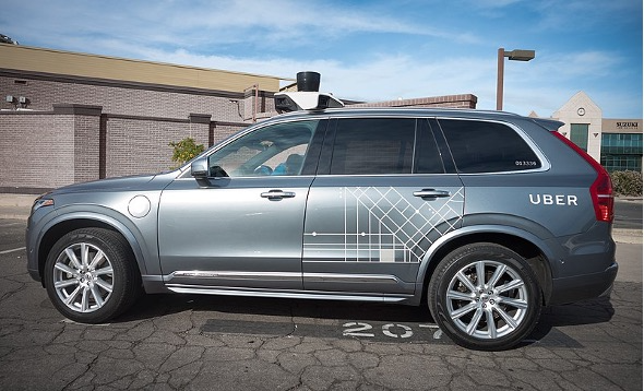 Uber self-driving car