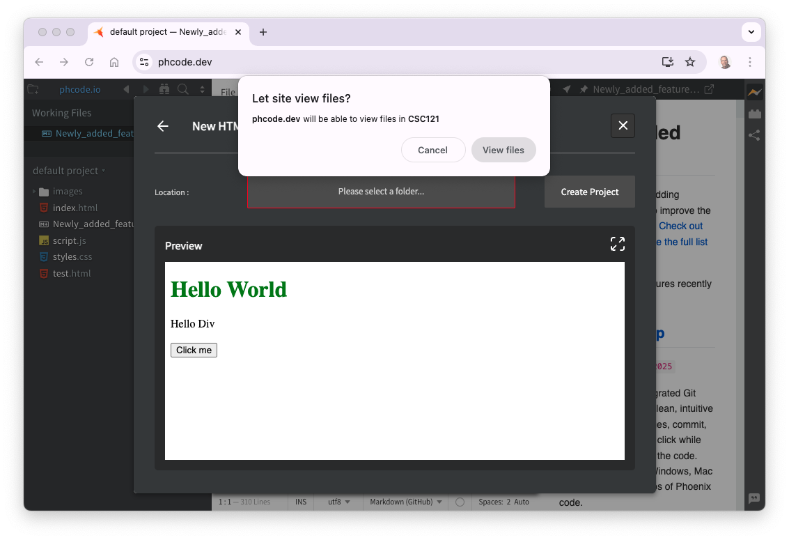 Phoenix online editor