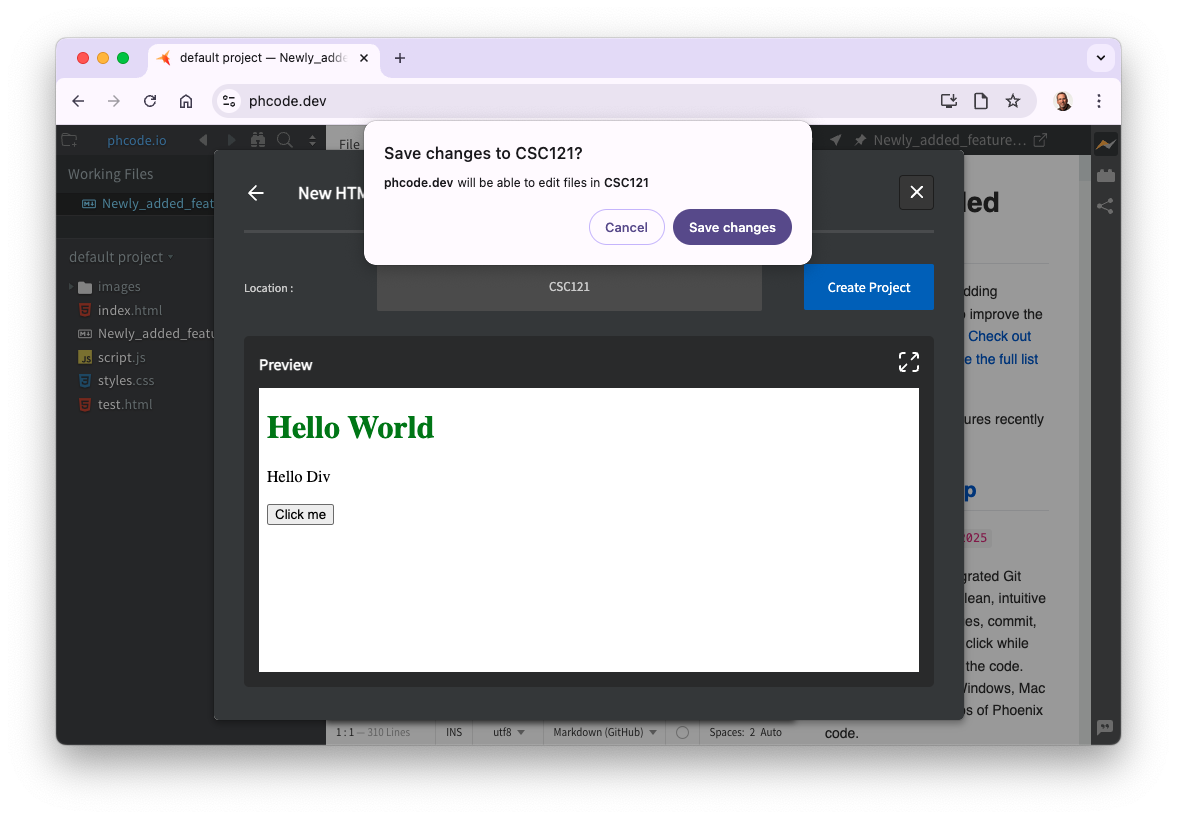 Phoenix online editor