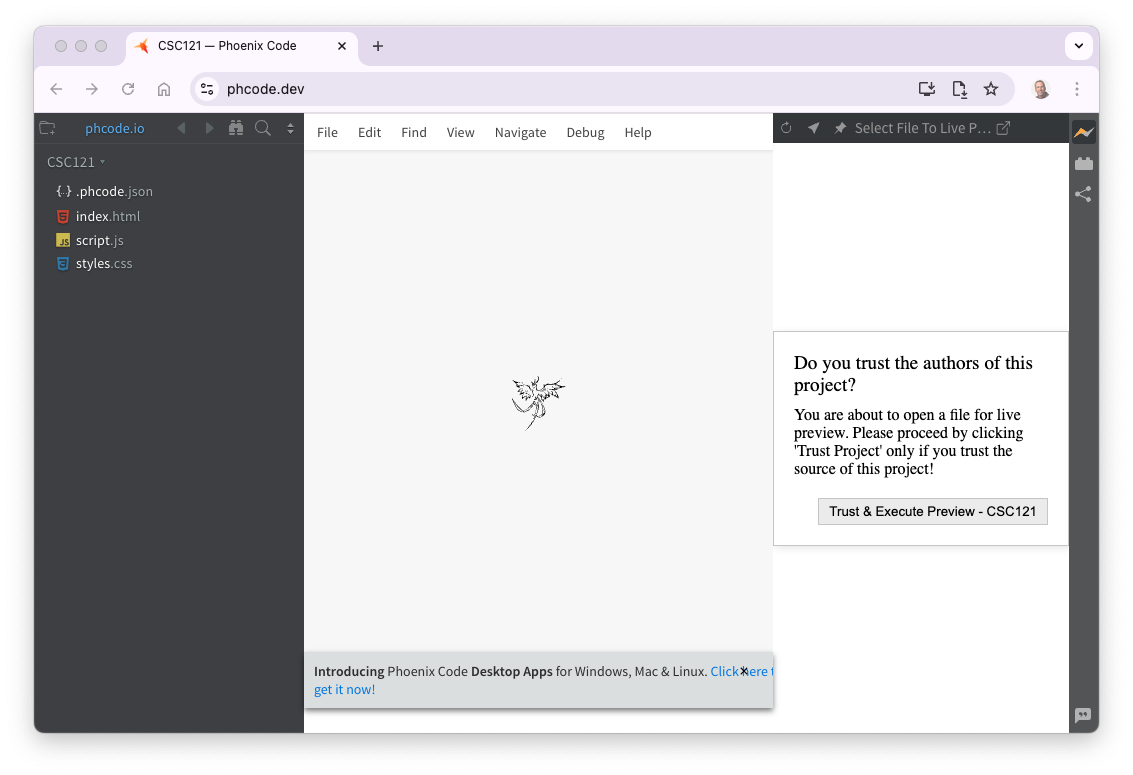 Phoenix online editor